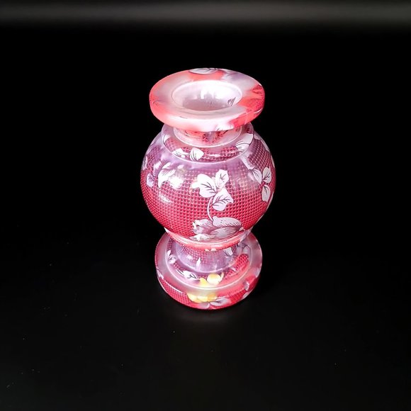 Other - Vintage Glass Candle Holder ( for decor)